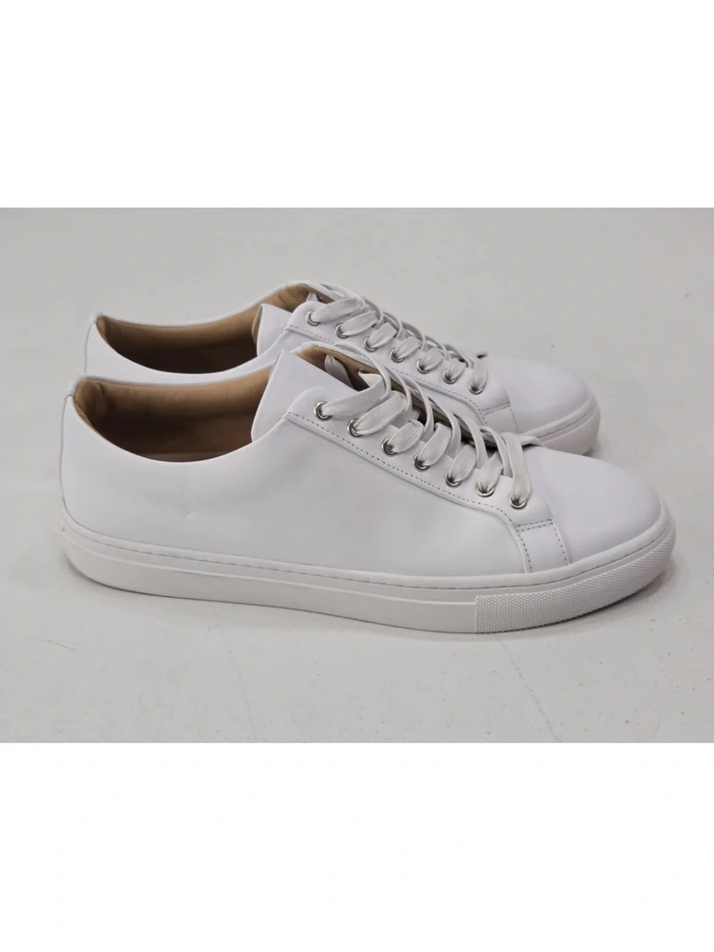 Thursday Boot Co Shoes Mens 9 Premier Low Top White Leather Lace Up Sneakers - Picture 6 of 13